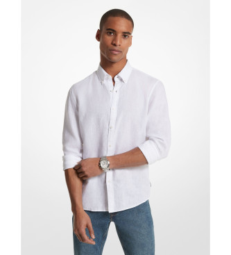 Michael Kors Camisa de lino blanco