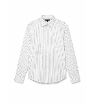 Michael Kors Camicia a maniche lunghe Pinstripe bianco
