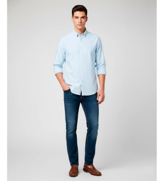 Michael Kors Camicia blu Ls Strtch Dby Slm Fit