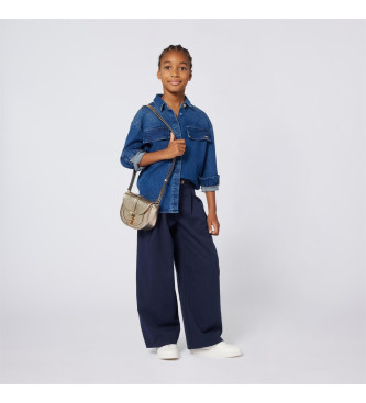Michael Kors Chemise texane bleue