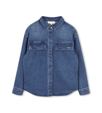Michael Kors Chemise texane bleue