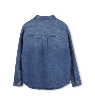 Michael Kors Chemise texane bleue