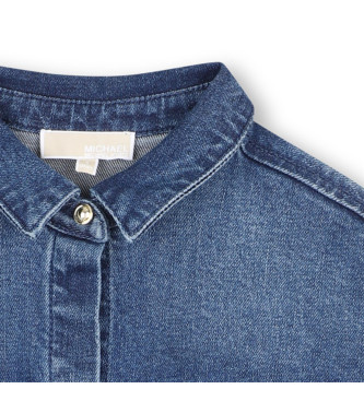 Michael Kors Chemise texane bleue