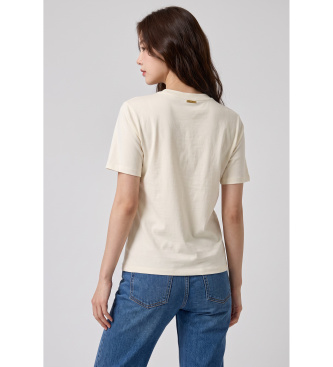 Michael Kors T-Shirt Classic MK Stud Offwhite