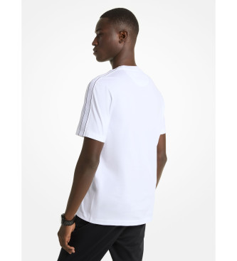 Michael Kors T-shirt  rayures blanches avec logo