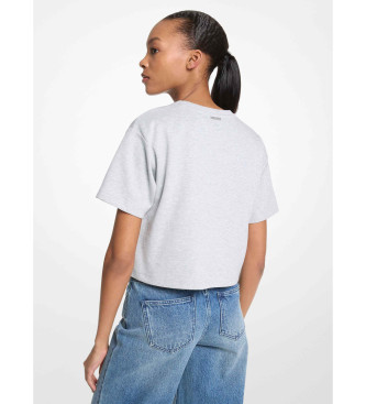 Michael Kors T-shirt Crop cinzenta