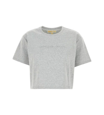 Michael Kors T-shirt Crop cinzenta