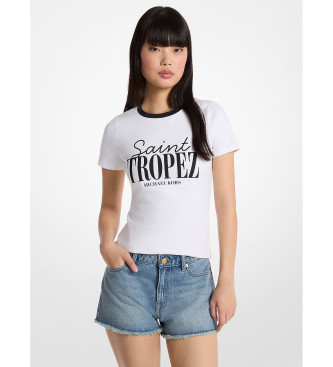 Michael Kors T-shirt Saint-Tropez biały