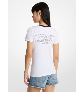 Michael Kors T-shirt Saint-Tropez biały
