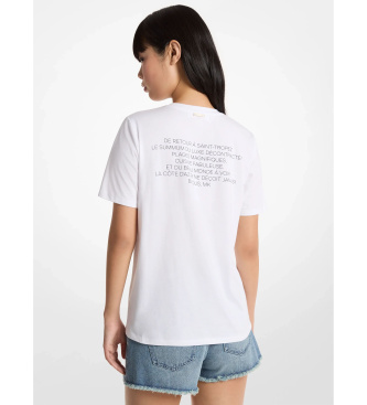 Michael Kors Camiseta Tropez blanco