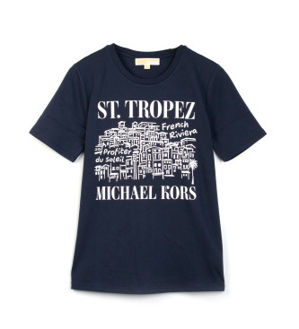 Michael Kors Camiseta Tropez marino