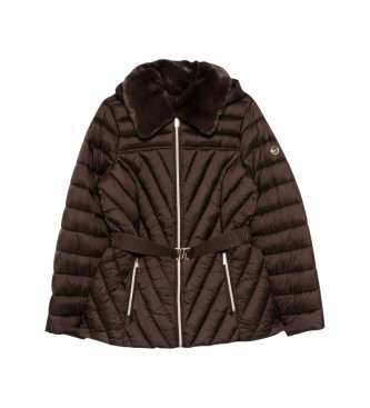 Michael Kors Giacca imbottita pieghevole marrone