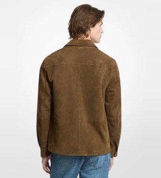 Michael Kors Suede jacket brown