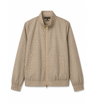Michael Kors Vindjakke med Sig-print beige