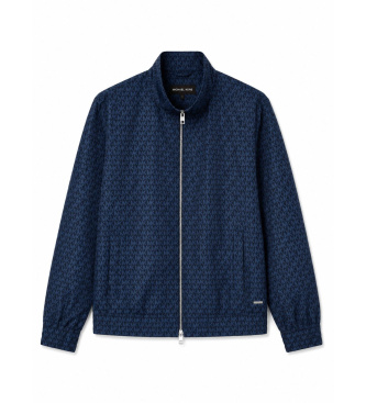 Michael Kors Bedruckter Windbreaker Sig marineblau