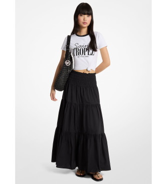 Michael Kors Jupe longue fronc�e noire