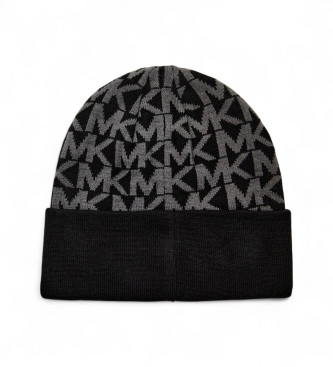 Michael Kors Odwracalna czapka Sml Hat czarna