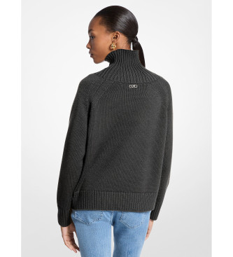 Michael Kors Maglione a collo alto in lana nera