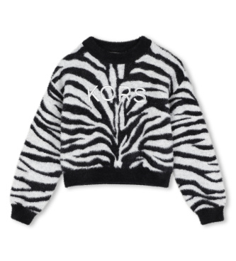 Michael Kors Weißes Tier-Jersey