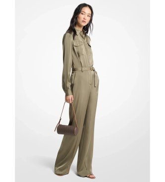 Michael Kors Tuta in raso verde