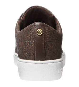 Michael Kors Baskets Keaton avec logo marron 