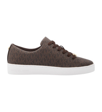 Michael Kors Baskets Keaton avec logo marron 