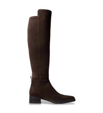 Michael Kors Chocoladekleurige Lex-laarzen