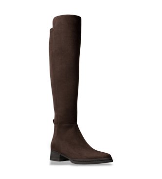Michael Kors Chocoladekleurige Lex-laarzen