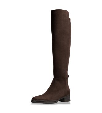 Michael Kors Chocoladekleurige Lex-laarzen