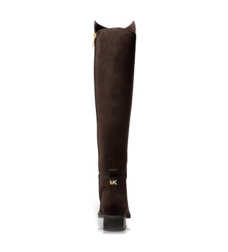 Michael Kors Chocoladekleurige Lex-laarzen