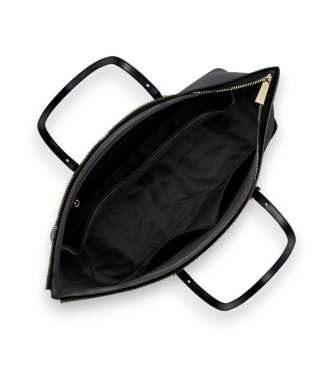 Michael Kors Borsa tote Quinn grande in pelle granulata nera