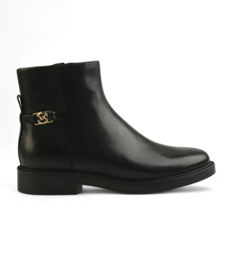 Michael Kors Bottines en cuir Mandy noir