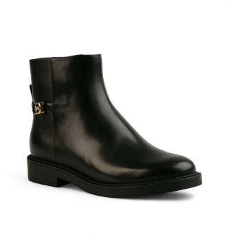 Michael Kors Bottines en cuir Mandy noir