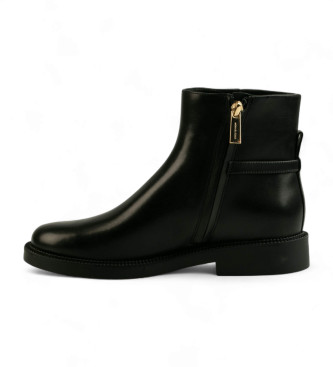Michael Kors Bottines en cuir Mandy noir