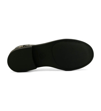 Michael Kors Bottines en cuir Mandy noir