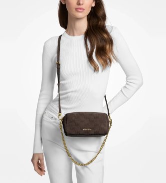 Michael Kors Bandolera transformable Bryant marrón