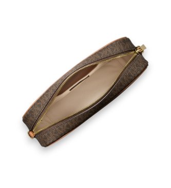 Michael Kors Tracolla Bev grande con logo marrone