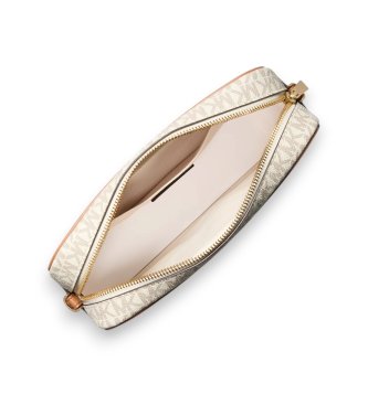 Michael Kors Borsa a tracolla Bev grande con logo beige