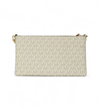 Michael Kors Bežna naramna torba z monogramom, rjava