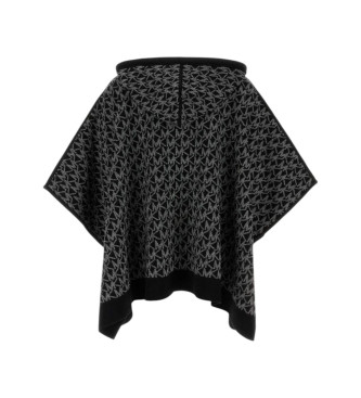 Michael Kors Poncho Zip monograma preto