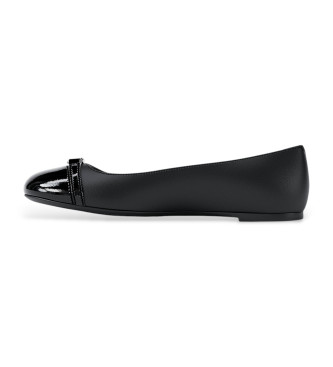 Michael Kors Mocassins Mandy em pele preto