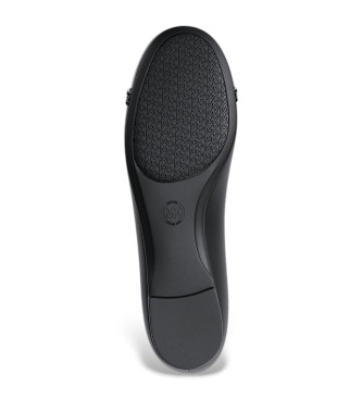 Michael Kors Mocassins Mandy em pele preto