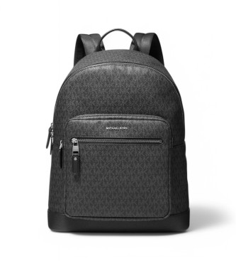 Michael Kors Mochila Hudson con logotipo negro