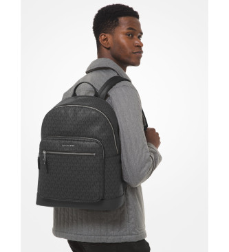 Michael Kors Hudson logo backpack black