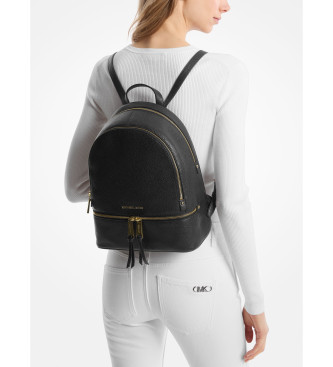 Michael Kors Rhea medium leren rugzak zwart