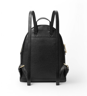 Michael Kors Mochila Rhea mediana de piel negro