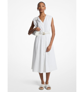 Michael Kors Vestido V blanco