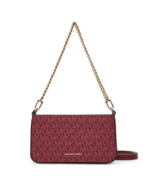 Michael Kors Pochette transformierbar Bryant klein mit kastanienbraunem Logo