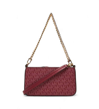 Michael Kors Pochette transformierbar Bryant klein mit kastanienbraunem Logo