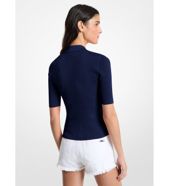 Michael Kors Navy poloshirt med sn�reb�nd